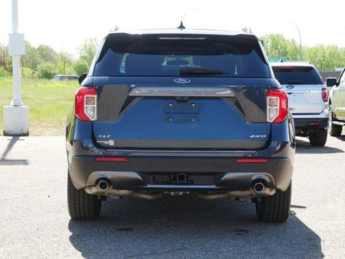 Blue Metallic 2024 Ford Explorer XLT