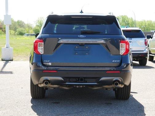Blue Metallic 2024 Ford Explorer XLT