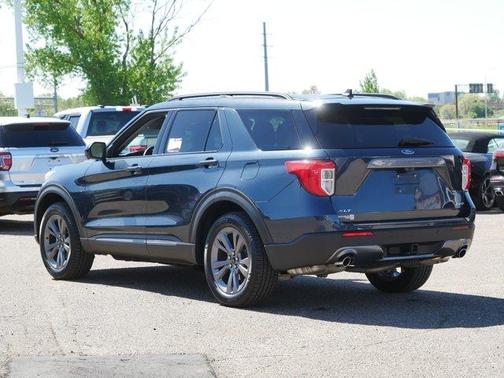 Blue Metallic 2024 Ford Explorer XLT