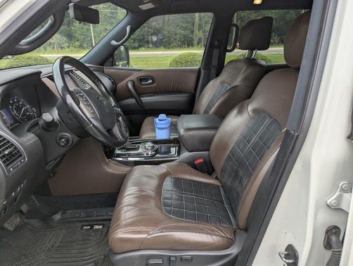 Pearl White Tricoat 2019 Nissan Armada Platinum