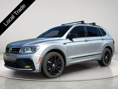 Silver Metallic 2021 Volkswagen Tiguan 2.0T SE R-Line Black 4MOTION