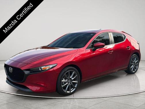 Soul Red Crystal Metallic 2022 Mazda Mazda3 FWD w/Preferred Package