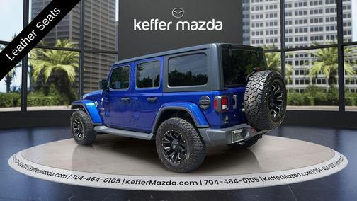 Ocean Blue Metallic Clearcoat 2020 Jeep Wrangler Unlimited Sahara