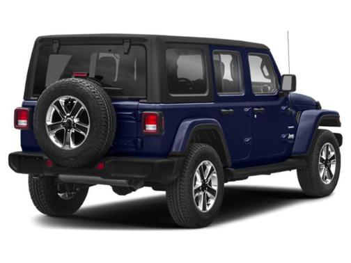 Ocean Blue Metallic Clearcoat 2020 Jeep Wrangler Unlimited Sahara