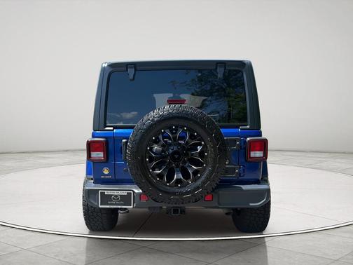 Ocean Blue Metallic Clearcoat 2020 Jeep Wrangler Unlimited Sahara