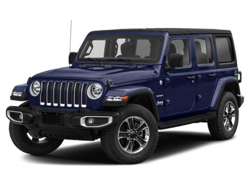 Ocean Blue Metallic Clearcoat 2020 Jeep Wrangler Unlimited Sahara