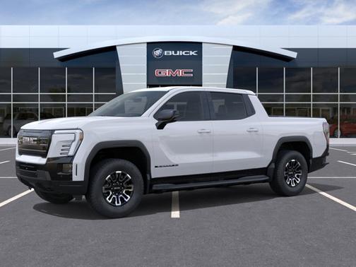 Summit White 2026 GMC Sierra EV Extended Range Elevation