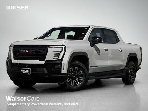 Summit White 2026 GMC Sierra EV Extended Range Elevation
