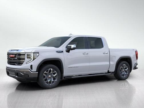Glacier White Tricoat 2026 GMC Sierra 1500 SLT