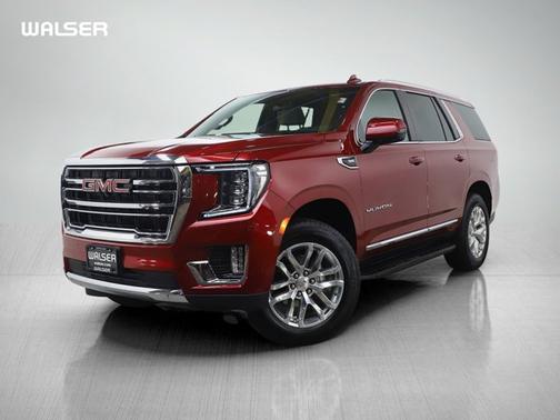 Volcanic Red Tintcoat 2023 GMC Yukon SLT