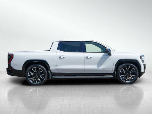 Summit White 2025 GMC Sierra EV Max Range Denali