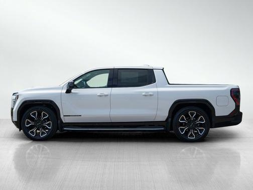 Summit White 2025 GMC Sierra EV Max Range Denali