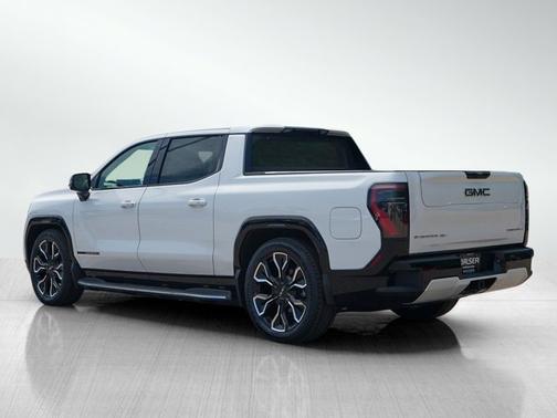 Summit White 2025 GMC Sierra EV Max Range Denali