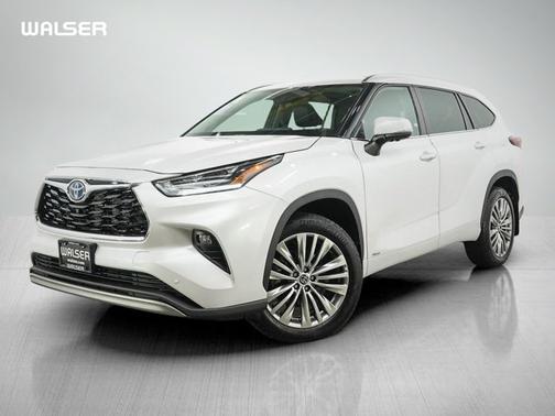 Wind Chill Pearl 2024 Toyota Highlander Hybrid Hybrid Platinum