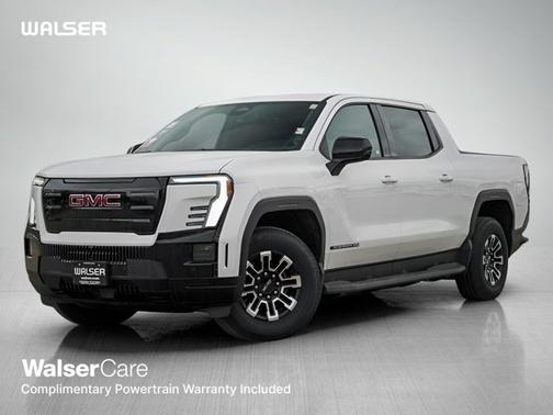 Summit White 2026 GMC Sierra EV Standard Range Elevation