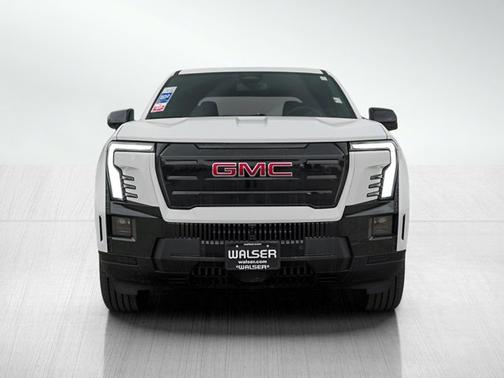 Summit White 2026 GMC Sierra EV Standard Range Elevation