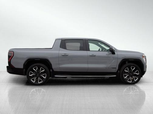 Thunderstorm Gray 2025 GMC Sierra EV Max Range Denali