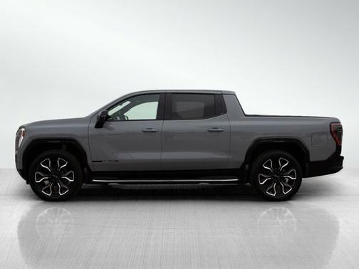 Thunderstorm Gray 2025 GMC Sierra EV Max Range Denali