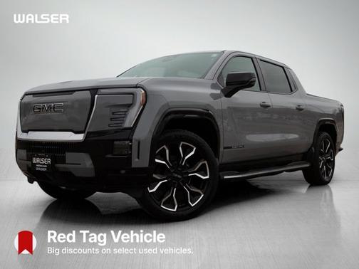 Thunderstorm Gray 2025 GMC Sierra EV Max Range Denali