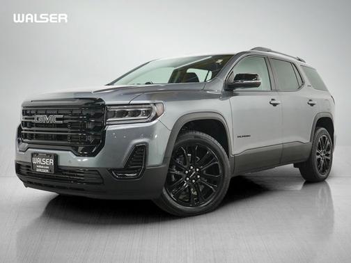 Satin Steel Metallic 2022 GMC Acadia SLE