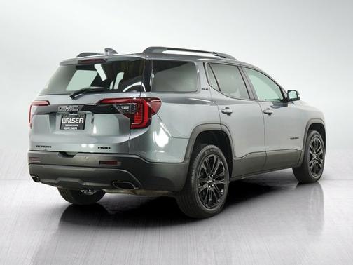 Satin Steel Metallic 2022 GMC Acadia SLE