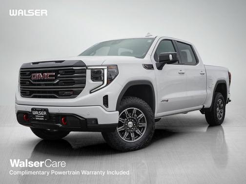 Summit White 2025 GMC Sierra 1500 AT4