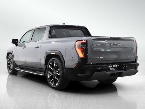Thunderstorm Gray 2025 GMC Sierra EV Max Range Denali