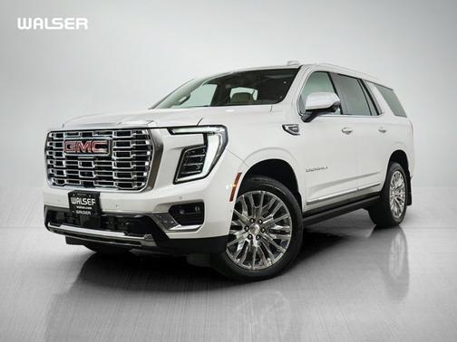 White Frost Tricoat 2025 GMC Yukon Denali