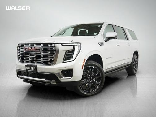 White Frost Tricoat 2025 GMC Yukon XL Denali