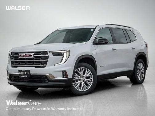 Glacier White Tricoat 2026 GMC Acadia AWD Elevation