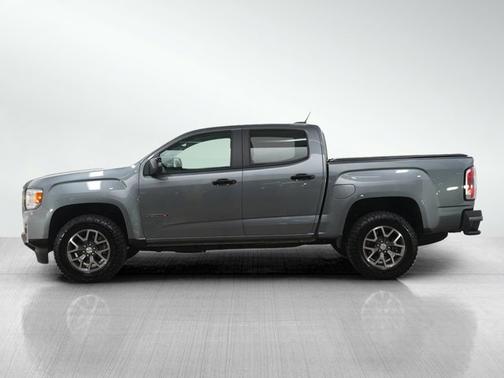 Satin Steel Metallic 2022 GMC Canyon 4WD AT4 w/Leather
