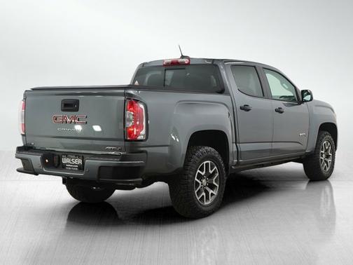 Satin Steel Metallic 2022 GMC Canyon 4WD AT4 w/Leather