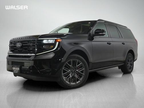Agate Black Metallic 2025 Ford Expedition Max Platinum