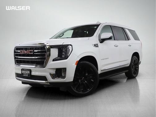 Summit White 2021 GMC Yukon SLT