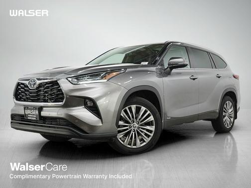 Gray 2026 Toyota Highlander Hybrid Hybrid Limited