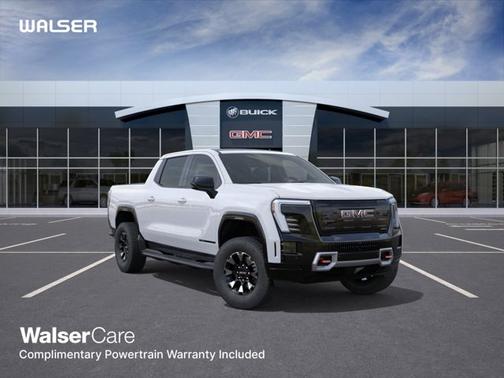 Summit White 2026 GMC Sierra EV Extended Range AT4