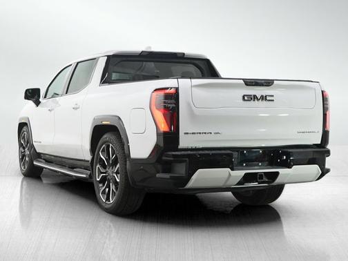 Summit White 2025 GMC Sierra EV Max Range Denali