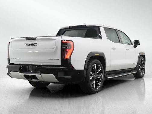 Summit White 2025 GMC Sierra EV Max Range Denali