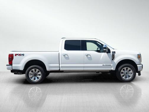 Star White Metallic Tri-Coat 2022 Ford F-350 Platinum