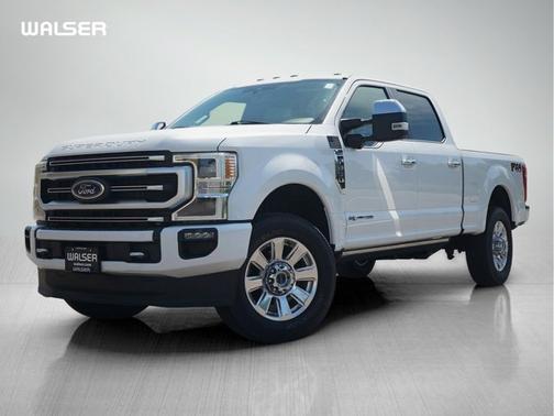 Star White Metallic Tri-Coat 2022 Ford F-350 Platinum