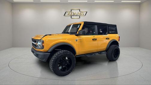 Yellow 2022 Ford Bronco