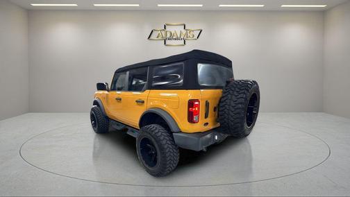 Yellow 2022 Ford Bronco