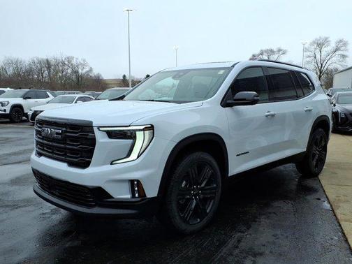 Glacier White Tricoat 2026 GMC Acadia Elevation AWD