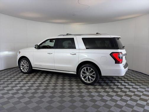 White Platinum Metallic Tri-Coat 2019 Ford Expedition Max Platinum