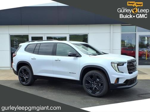 Glacier White Tricoat 2026 GMC Acadia Elevation AWD