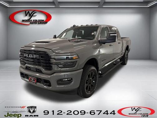 Ceramic Gray Clearcoat 2026 RAM 2500 Laramie Mega Cab 4x4 6'4' Box