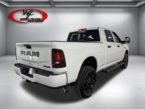 Bright White Clearcoat 2026 RAM 2500 Black Express Crew Cab 4x4 6'4' Box