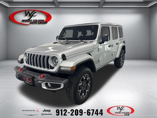 Silver Zynith Clearcoat 2024 Jeep Wrangler 4-Door Sahara 4x4