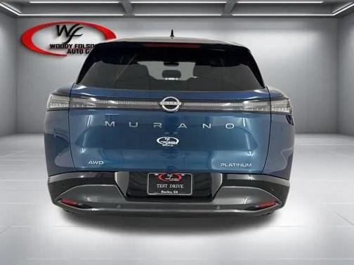 Aurora Blue Pearl Metallic/Super Black 2025 Nissan Murano Platinum
