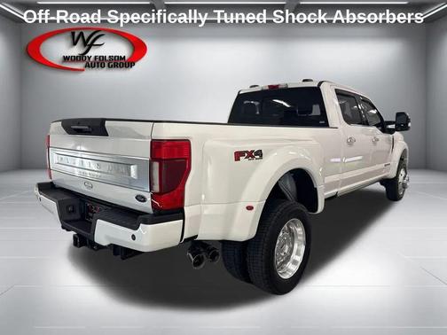 Star White Metallic Tri-Coat 2020 Ford F-450 Platinum